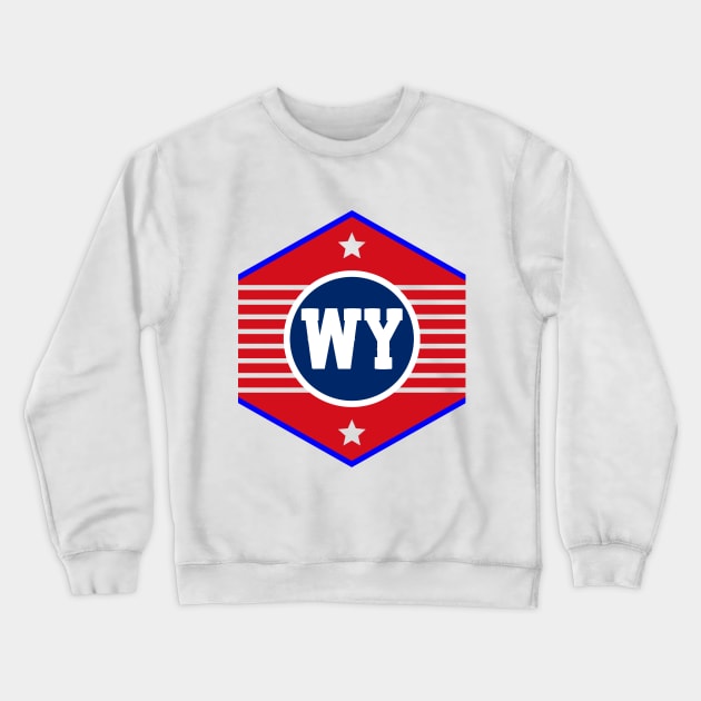Wyoming Crewneck Sweatshirt by colorsplash
